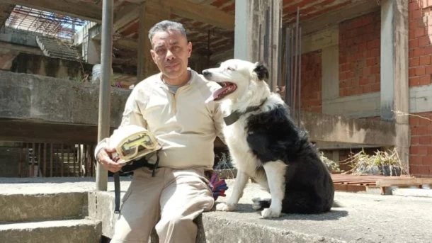 Jorge Beens y Tsunami, su perro rescatista, han logrado salvar múltiples vidas tras el doble terremoto en Venezuela