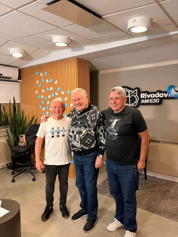 Visita de lujo en el estudio: Francisco Torné y Pepe Colángelo