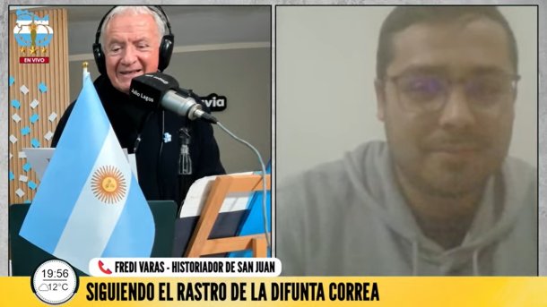 Nos visitó Fredi Varas, quien investigó el rastro humano de la Difunta Correa