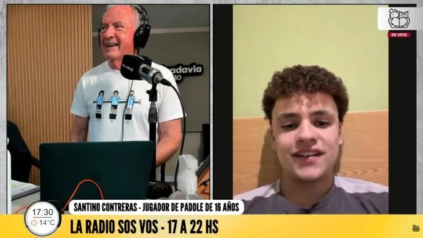 Tiene 16 años, es misionero y está empezando su camino como competidor de elite en los torneos de paddle de Europa